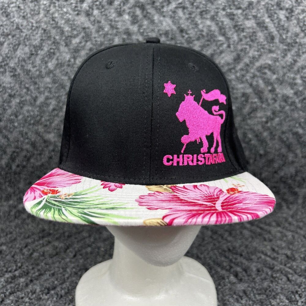 Double Portion Supply Embroidered Adjustable Snap Back Christafari Hawaiian